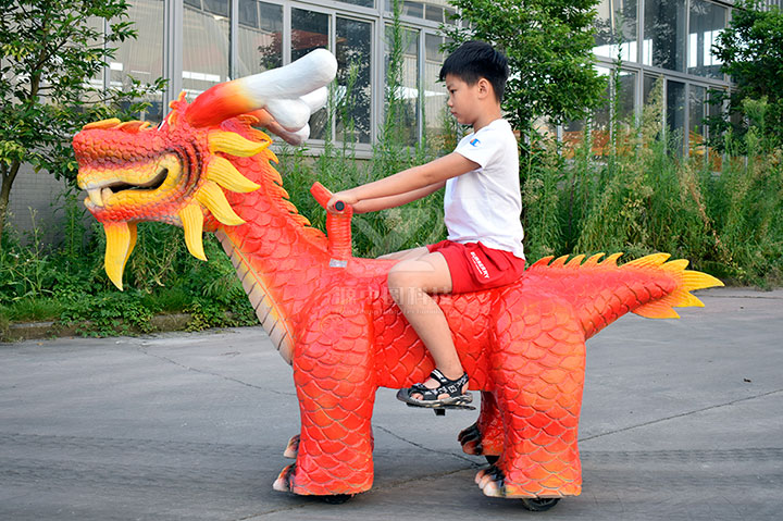 仿真恐龍游樂車