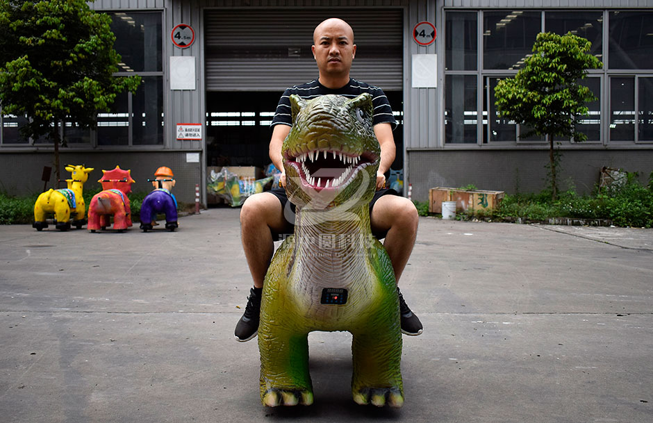 霸王龍童車，商場騎行霸王龍，霸王龍小車